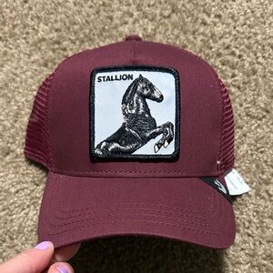 Goorin Bros STALLION Maroon Trucker Hat